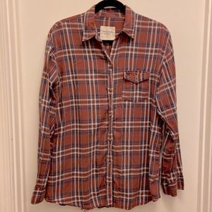 Abercrombie & Fitch Vintage Linen Shirt - Size L